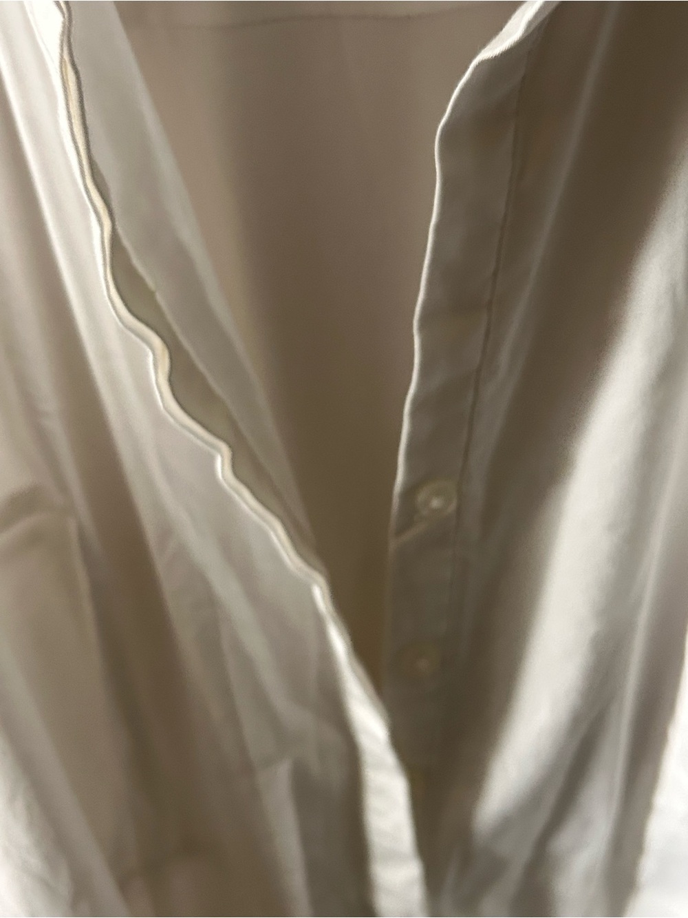 Express White women’s mini tired dress with waist tie - Picture 6 of 7